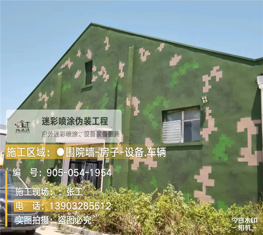 武汉外墙数码迷彩漆施工报价清单（100㎡标准墙面测算）